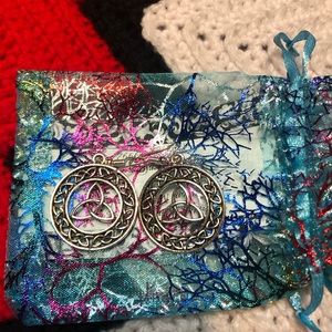 Handmade silver earrings